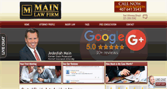 Desktop Screenshot of mainlawfirm.com